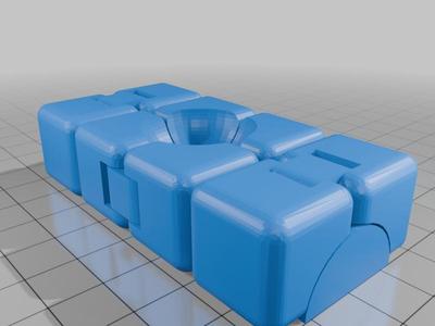 Infinity Cube with Divots