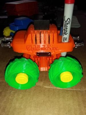Monster Truck (Holder) Micro SD/Pen/Thumb Tack/Micro SD Adapter