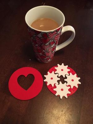 Heart Gear Coaster