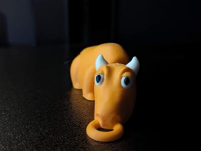 Bull Flexi Keychain