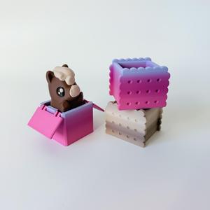 Clicker box Pony with Biscuit box