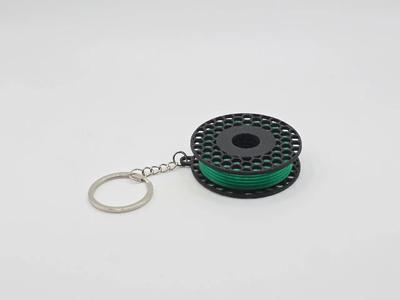 Filament Spool Keychain (Remix)   