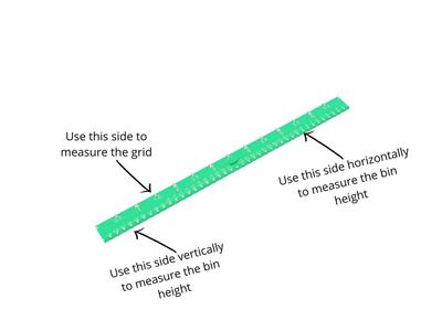 Gridfinity ruler   