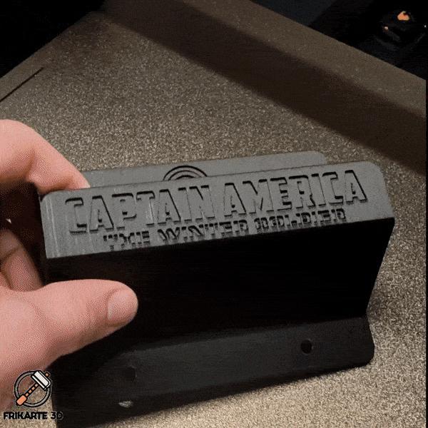 Captain America Shield Invisible Wall Mount   