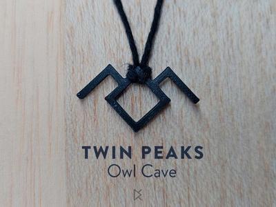 Owl Cave Pendant - Twin Peaks