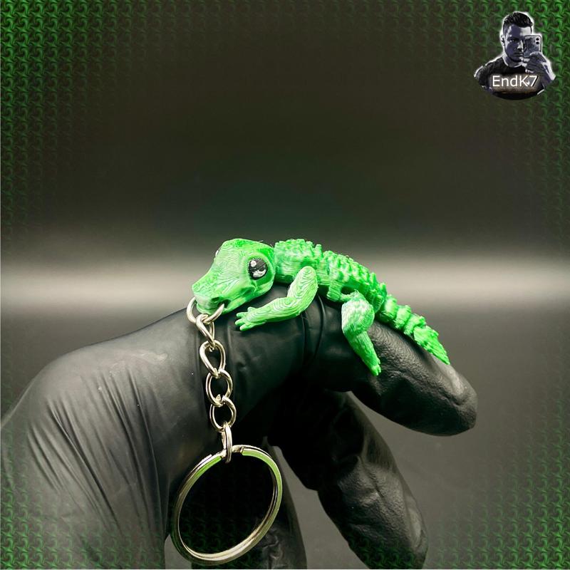 Crocodile Keychain 