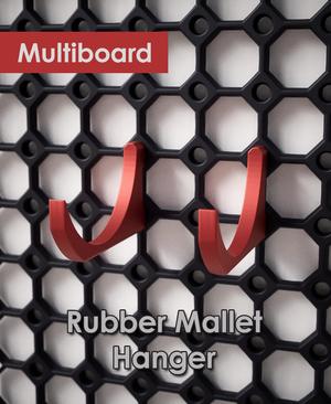 Rubber Mallet Multiboard/Pegboard Mount