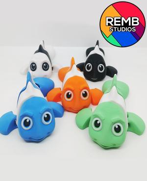 Flexi Clownfish | Articulated Clownfish