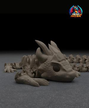 Bendy Beast Print in Place Articulated Dragon