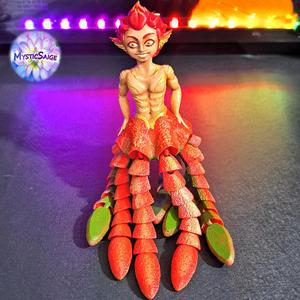 Malakai the Mertopus - Articulated Octopus
