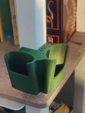 LG TV and Roku Corner Remote Holder   