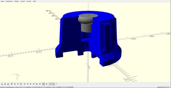 Knob for Variable Capacitor - Knopf für Drehkondensator