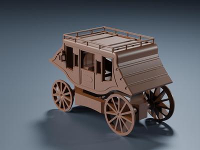 Print-in-Place Stagecoach