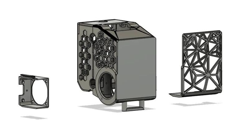 Beta: Remix of Stewy's Beacon H Mount for 4020 Fan Mod   