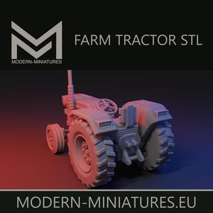 Old tractor, farm tractor. 