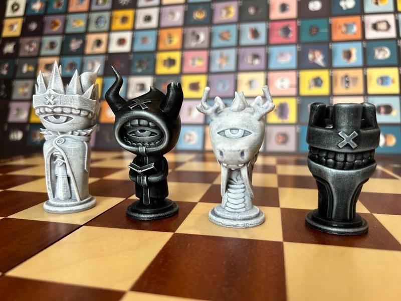 Art Toy Chess Set (No Supports)