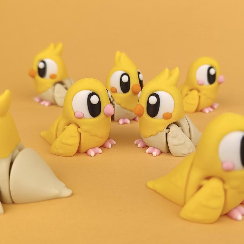 Flexi Pet birds Print-in-place
