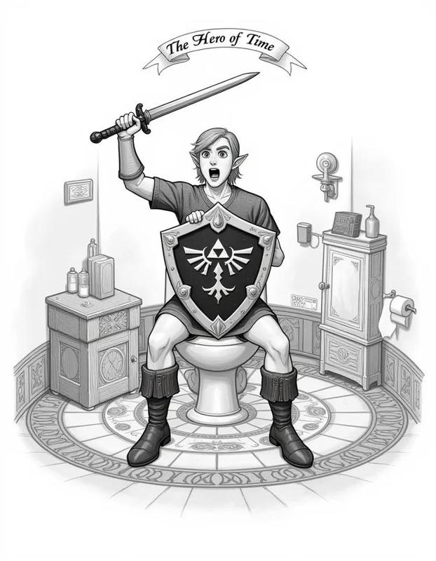 Link's Flush: A Hero's Duty in The Legend of Zelda   