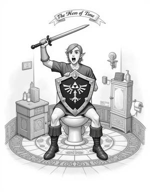 Link's Flush: A Hero's Duty in The Legend of Zelda   