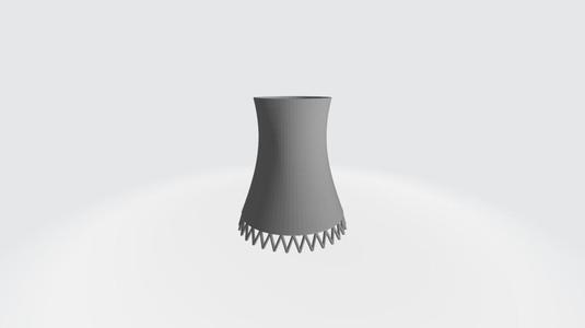 Hyperbolic Cooling Tower (Power Plant)