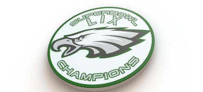 Superbowl ILX Philadelphia Eagles Coaster *MULTICOLOR*