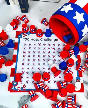  The 100 Hidden Uncle Sam Hats 4th July Game + PDF