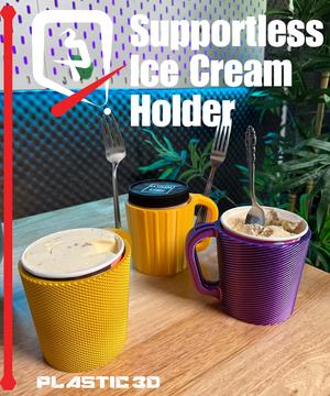 Ice cream Pint Holder- Supportless