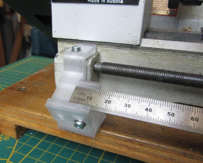 Emco Unimat 3 Ruler attachment