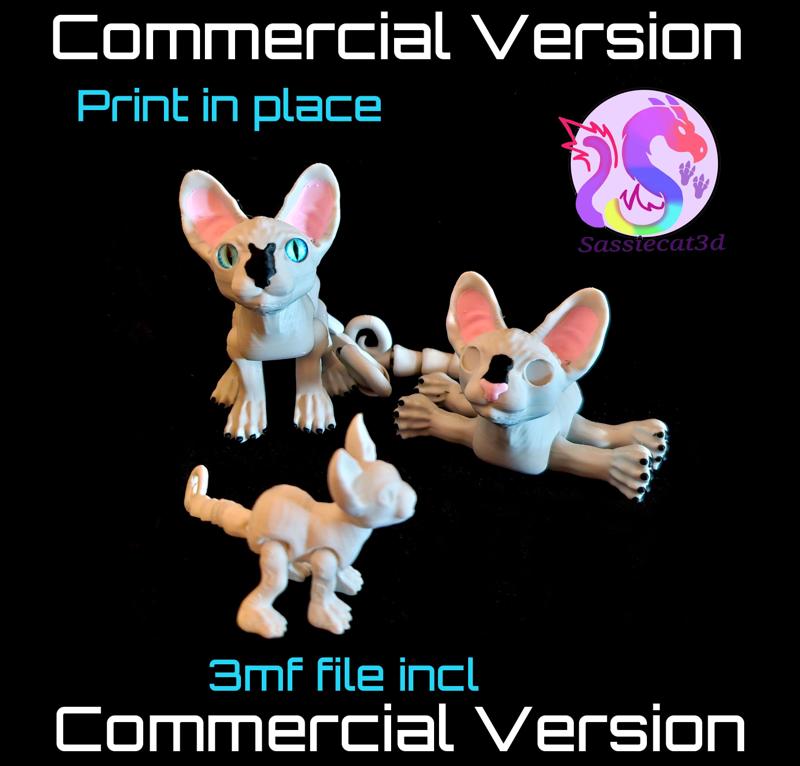 Sphynx cat mini *Commercial Version*