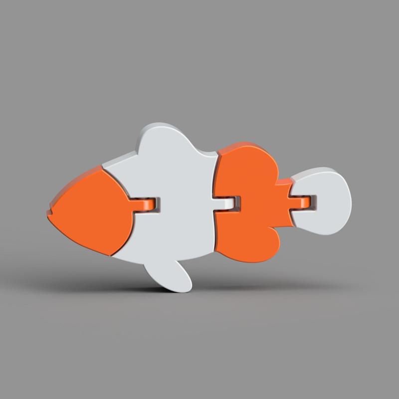 Articulated Clown Fish