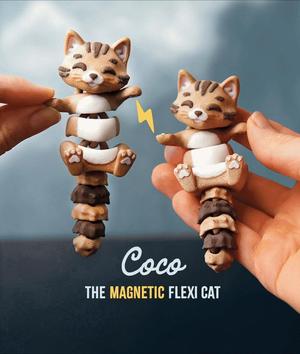 Coco the Flexi Cat - Magnetic Hand-Holding Companion