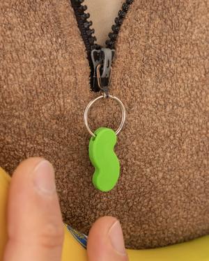 Squiggle Zipper Pull