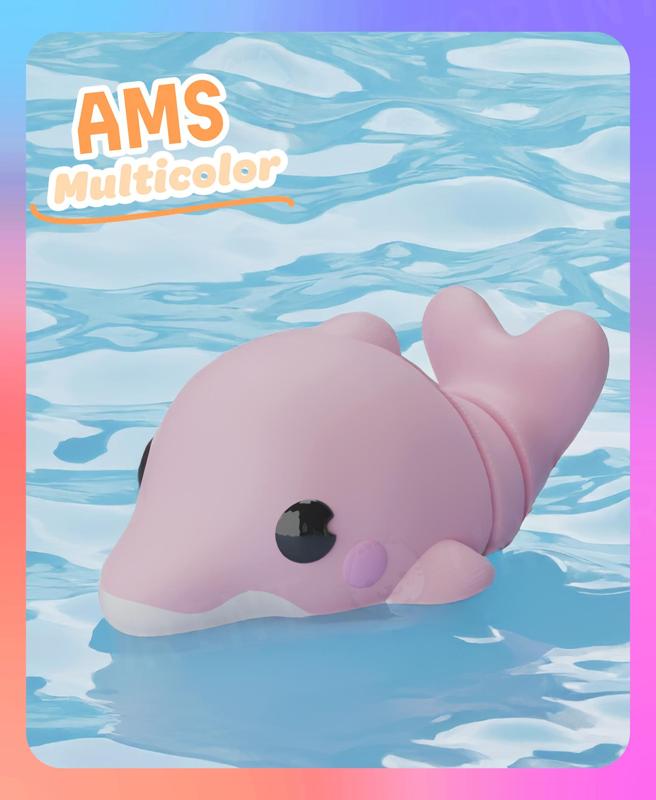 Flexi Dolphin Boto Keychain (Multicolor)