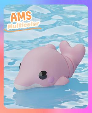 Flexi Dolphin Boto Keychain (Multicolor)