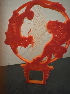 tigre drago la sfida string art