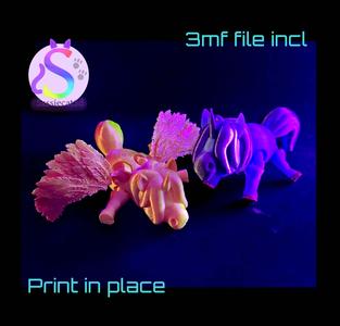 Highland Alicorn and Unicorn flexi