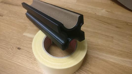 Spine rounding tool. Balsa Tool.