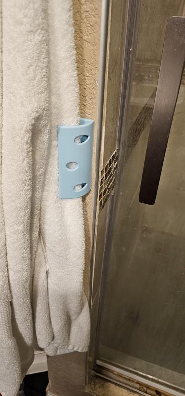 Towel and Cord Hold-Back