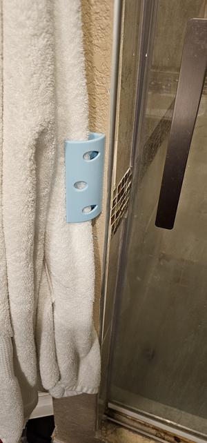 Towel and Cord Hold-Back