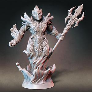 Water Elemental Myrmidon (Presupported)