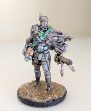 Android Scavenger with rifle