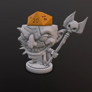Goblin Witchdoctor Dice Head