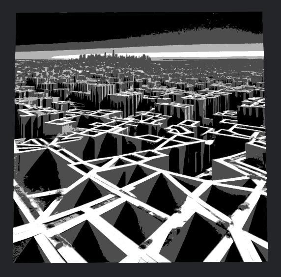 Geometric Abstraction Urban Abyss