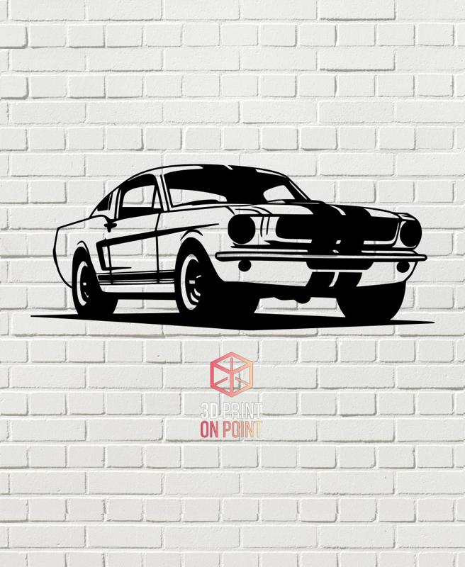 FORD MUSTANG  VINTAGE - 2D WALL ART #3
