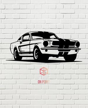 FORD MUSTANG  VINTAGE - 2D WALL ART #3