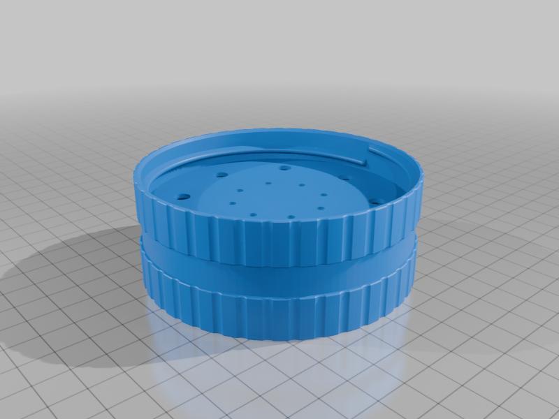 Mason Jar Coupler with filter patch hole for Plant propagation