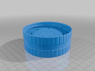 Mason Jar Coupler with filter patch hole for Plant propagation