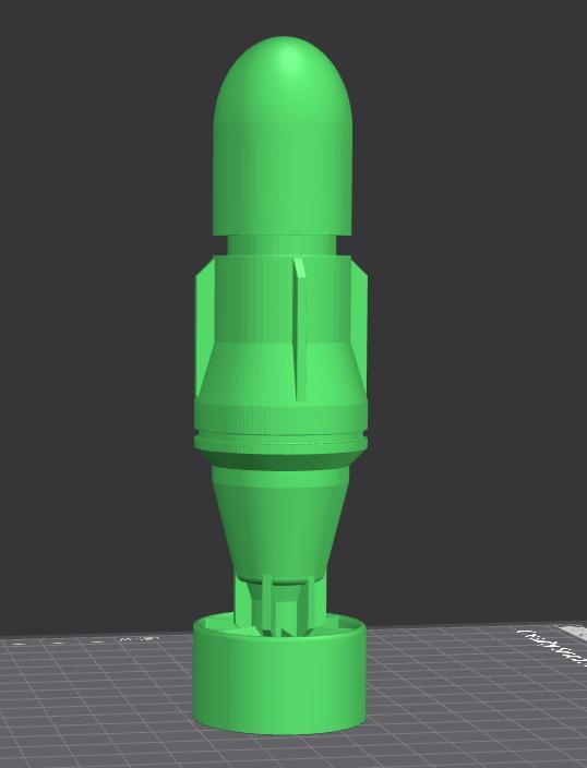 Type3 Impact Shell for 1.5" Airsoft/Paintball Mortars and Potato Canons