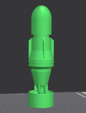 Type3 Impact Shell for 1.5" Airsoft/Paintball Mortars and Potato Canons