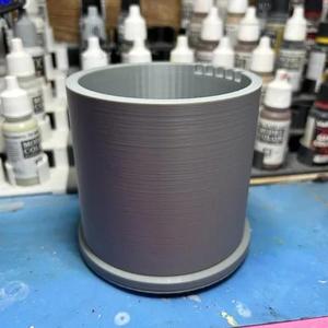 Drybrush Paint Water Pot - Textured